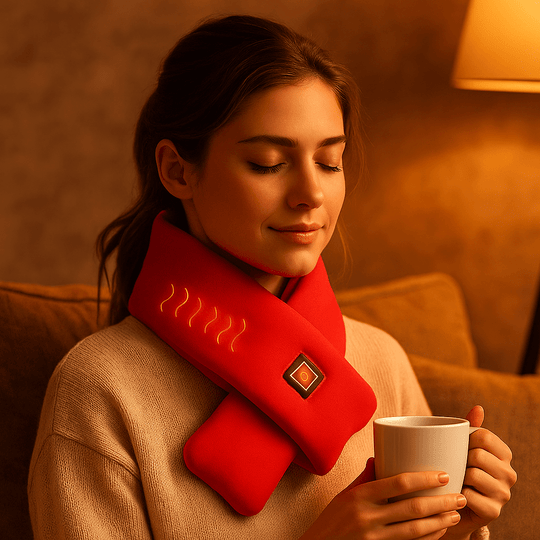 Heated Electric Scarf Winter 3 Temperature Settings