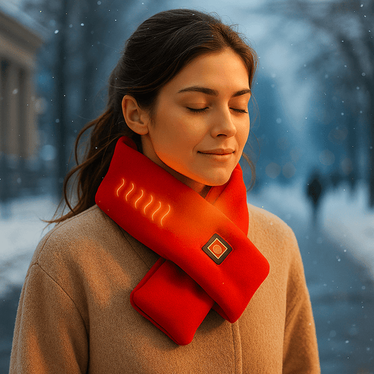 Heated Electric Scarf Winter 3 Temperature Settings