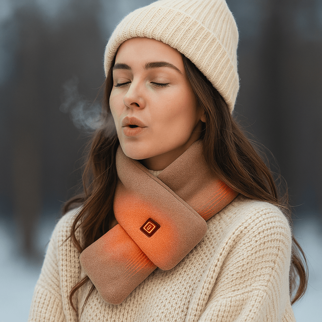 Heated Electric Scarf Winter 3 Temperature Settings