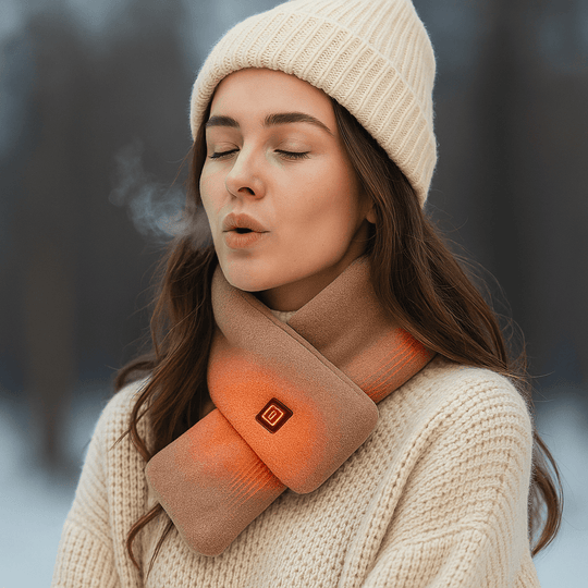 Heated Electric Scarf Winter 3 Temperature Settings