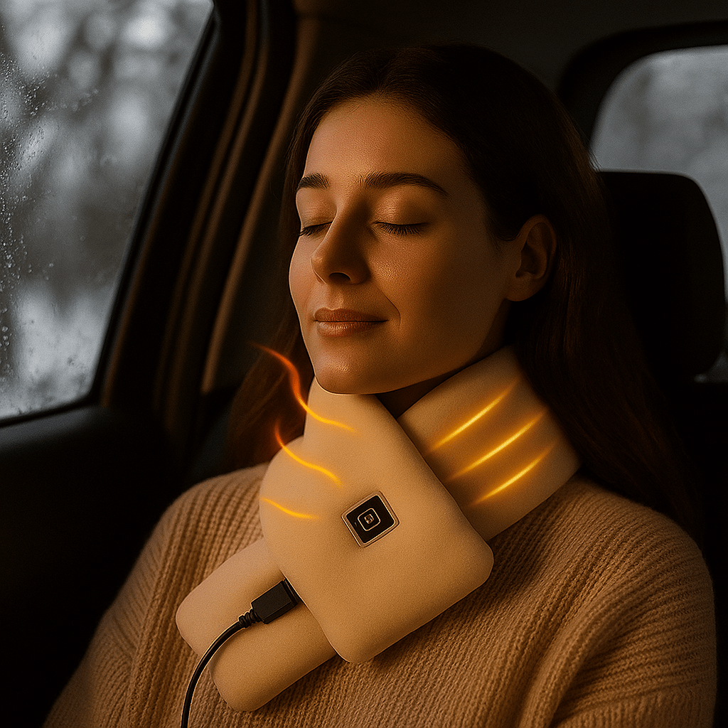 Heated Electric Scarf Winter 3 Temperature Settings