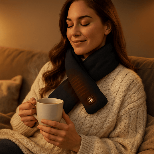Heated Electric Scarf Winter 3 Temperature Settings