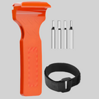 Bicycle tire lever set compact repair tool with spoke hook