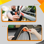 Bicycle tire lever set compact repair tool with spoke hook