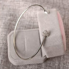 Women's double heart bracelet in gold and silver, minimalist gift jewelry