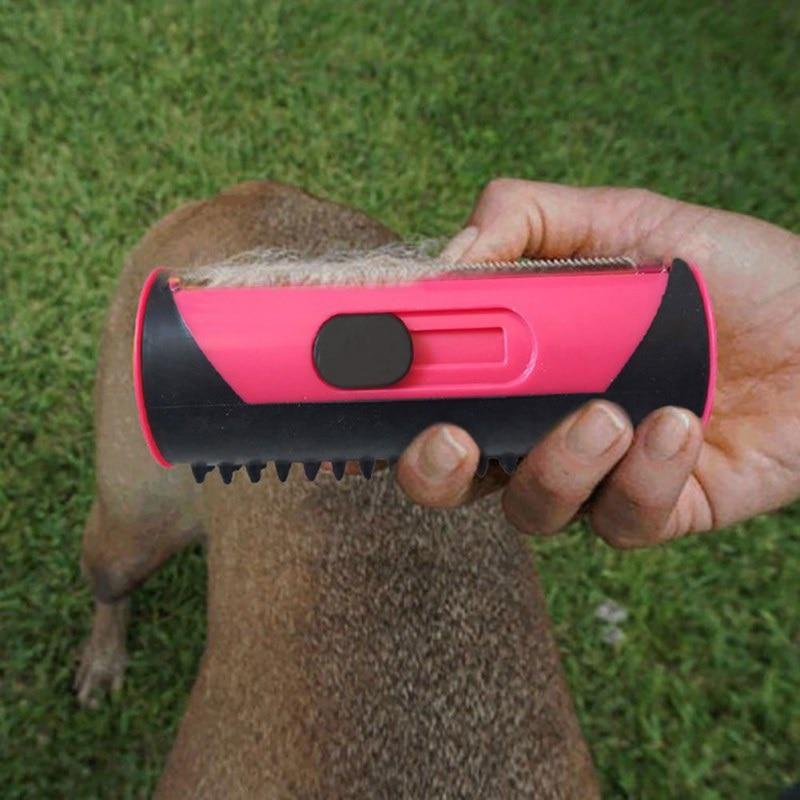 3-in-1 pet grooming brush for dogs and cats, deshedding and massage