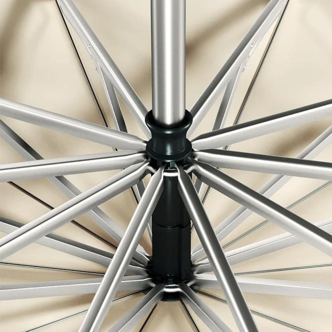 Windproof reflective umbrella compact and waterproof for storm protection