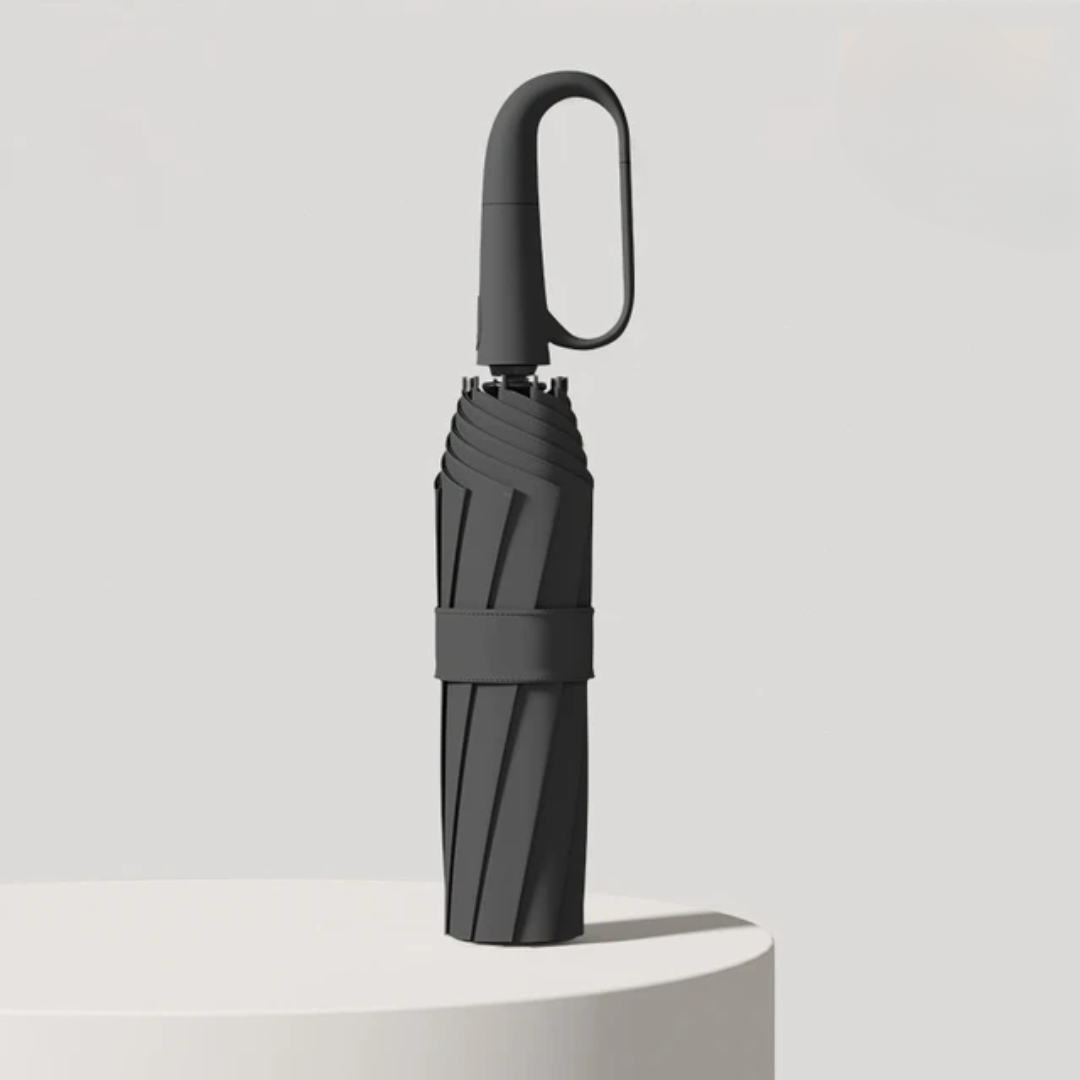 Windproof reflective umbrella compact and waterproof for storm protection
