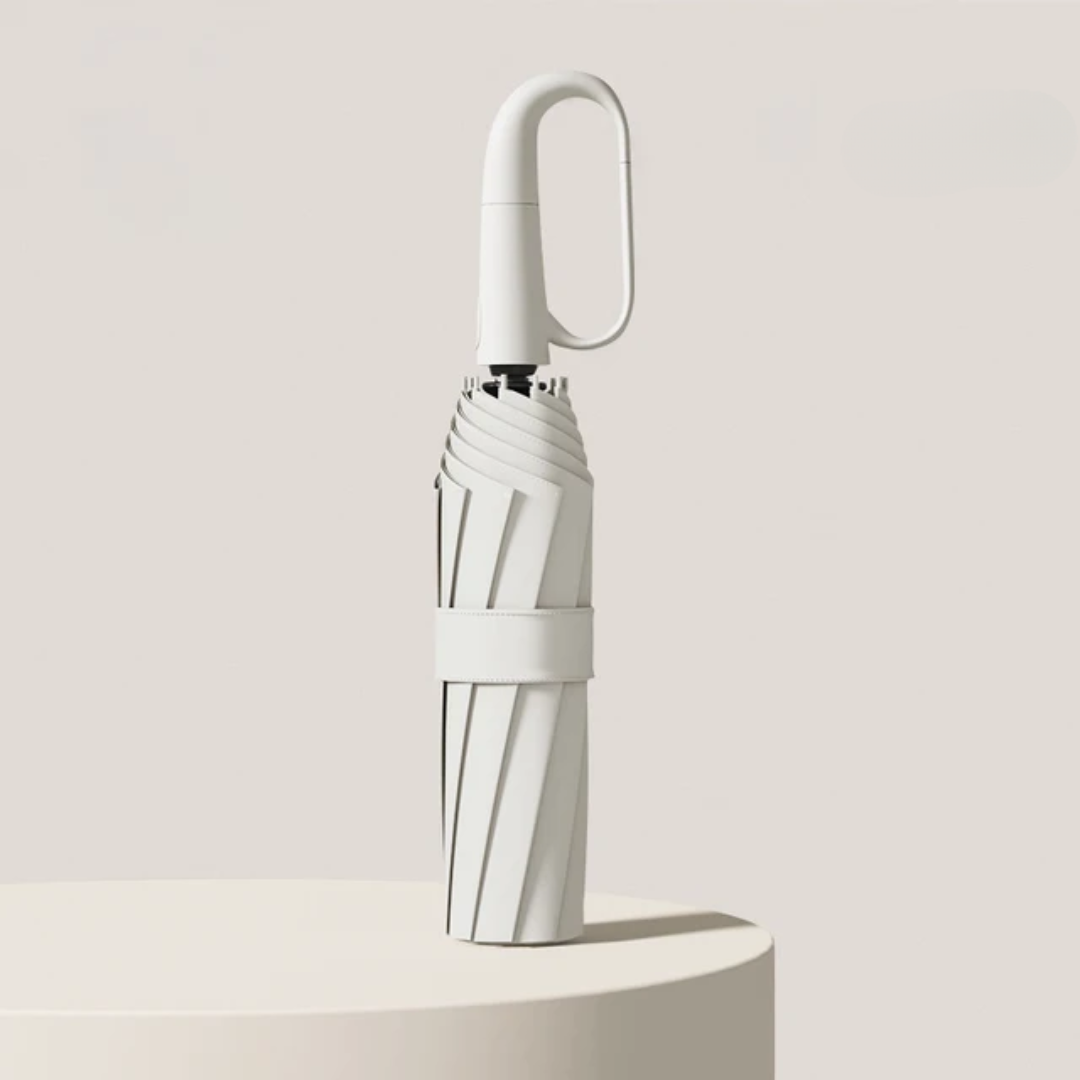 Windproof reflective umbrella compact and waterproof for storm protection