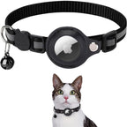 Cat GPS tracker collar with reflective design and quick release closure