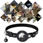Cat GPS tracker collar with reflective design and quick release closure