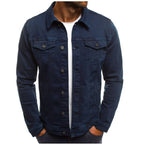 Men denim jacket casual fit available in multiple colours