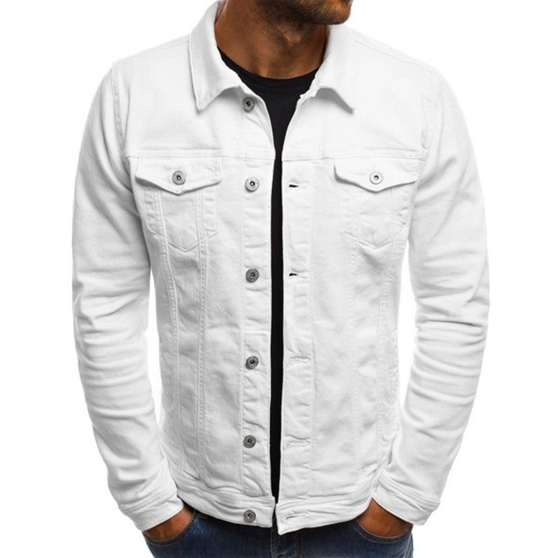 Men denim jacket casual fit available in multiple colours