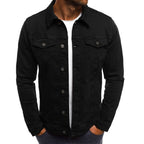 Men denim jacket casual fit available in multiple colours
