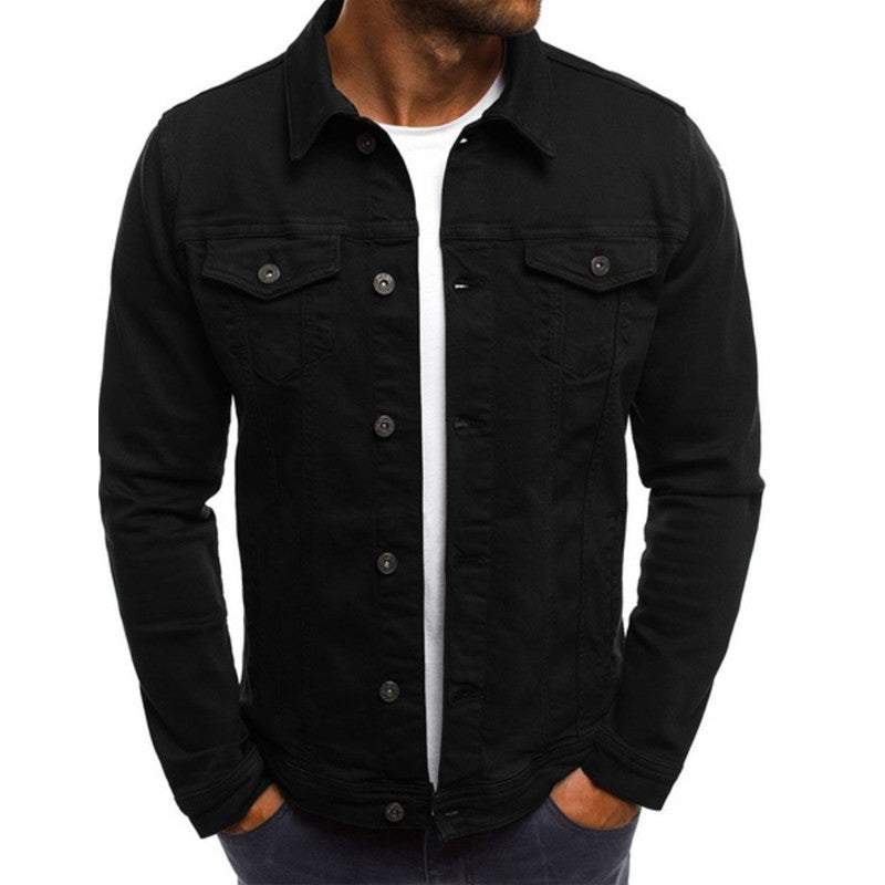 Men denim jacket casual fit available in multiple colours