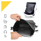 3-in-1 bike rack bag waterproof pannier and backpack 23L with reflective accents