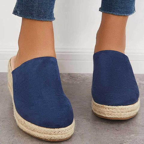 Women's cushioned slip-on sandals with orthopedic support, available in blue, beige and black