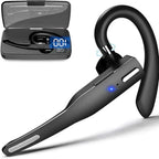 Men Bluetooth 5.1 noise cancelling headset with dual microphones