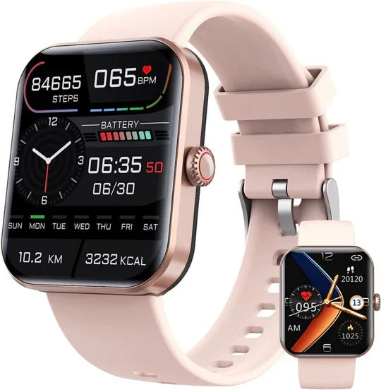 Blood glucose smartwatch with non-invasive monitoring, fitness tracking and built-in GPS