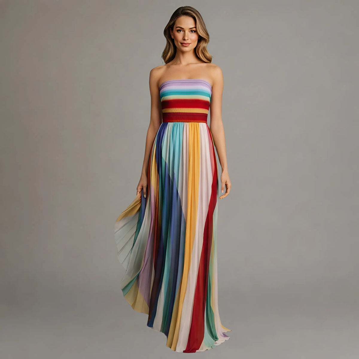 Women's soft-touch maxi dress, longline breathable all-day wear
