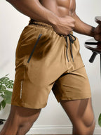 Men's active shorts regular fit quick-dry lightweight, available in multiple colours