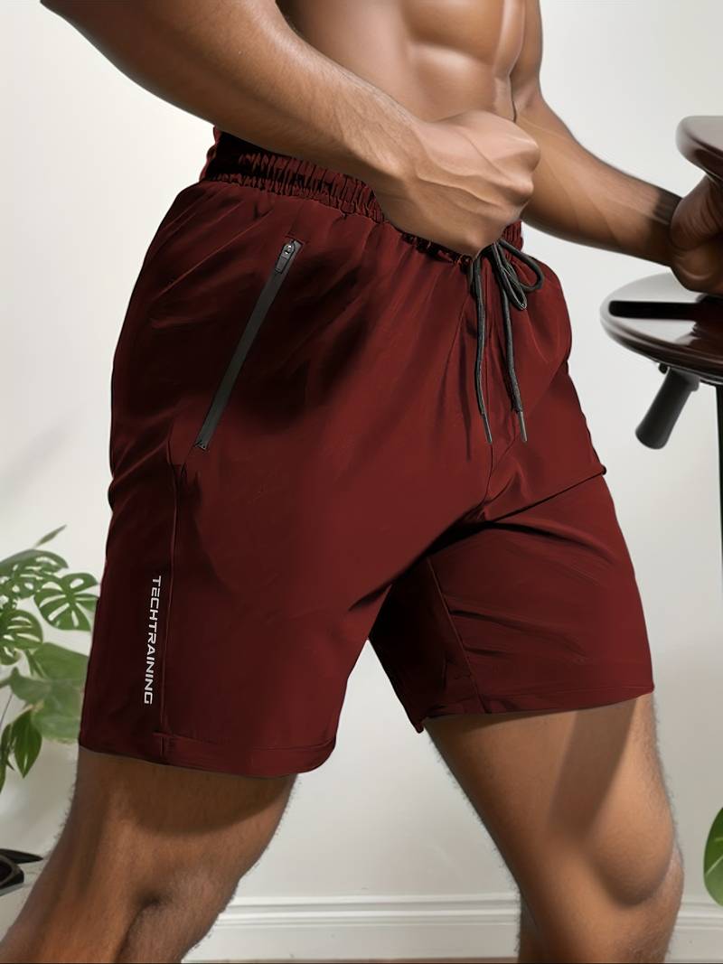 Men's active shorts regular fit quick-dry lightweight, available in multiple colours