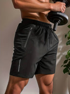 Men's active shorts regular fit quick-dry lightweight, available in multiple colours