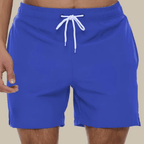 Men's swim shorts quick dry regular fit with elastic drawstring waist