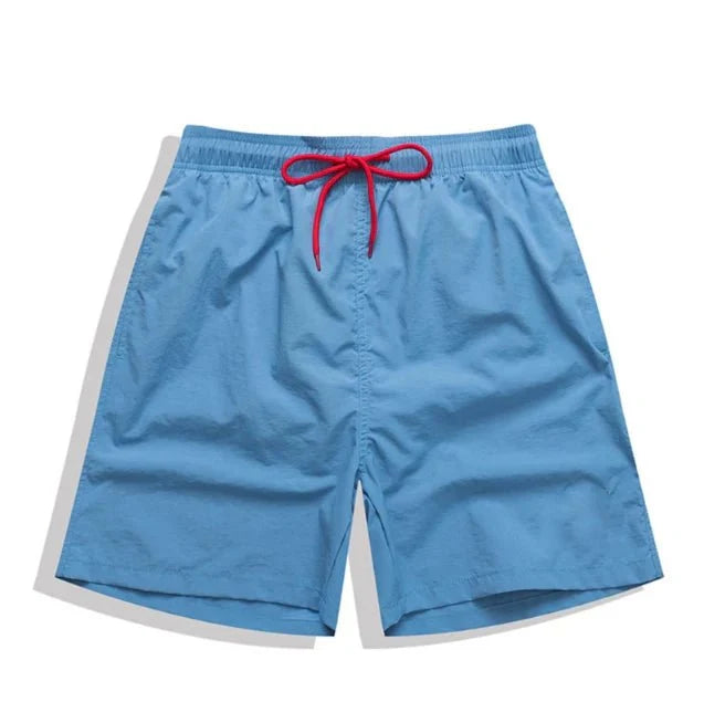 Men's swim shorts quick dry regular fit with elastic drawstring waist
