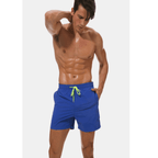 Men's swim shorts quick dry regular fit with elastic drawstring waist