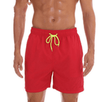 Men's swim shorts quick dry regular fit with elastic drawstring waist