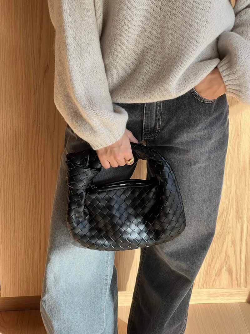 Mini woven bag women's handcrafted handbag versatile casual and evening use