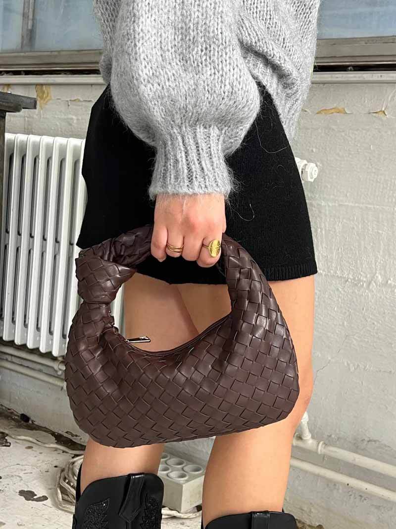 Mini woven bag women's handcrafted handbag versatile casual and evening use