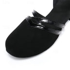Women dance shoes with adjustable ankle strap in black EU 36-43
