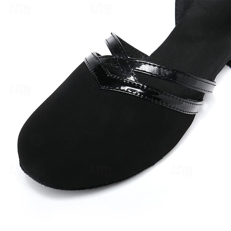 Women dance shoes with adjustable ankle strap in black EU 36-43