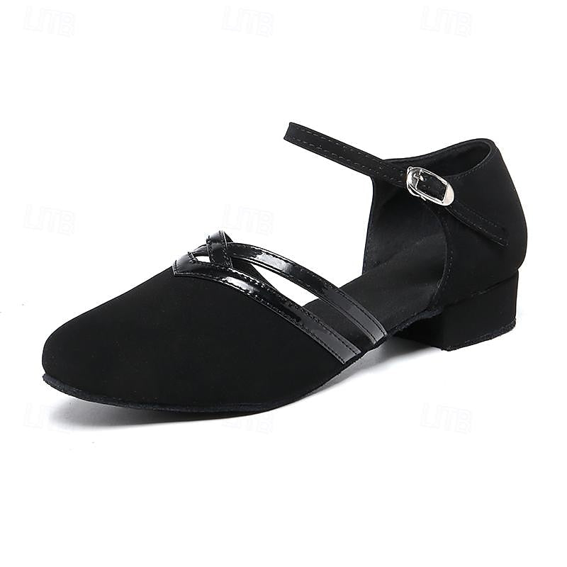 Women dance shoes with adjustable ankle strap in black EU 36-43