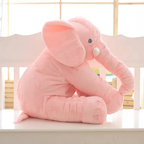 Baby elephant plush pillow soft cuddle toy in pastel colors 40cm and 60cm