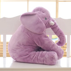 Baby elephant plush pillow soft cuddle toy in pastel colors 40cm and 60cm