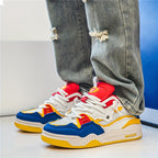 Men's chunky sneakers with thick sole in urban casual style