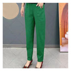 Women's cotton pants elasticated all-season in multiple colors sizes S to 5XL