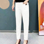 Women's cotton pants elasticated all-season in multiple colors sizes S to 5XL