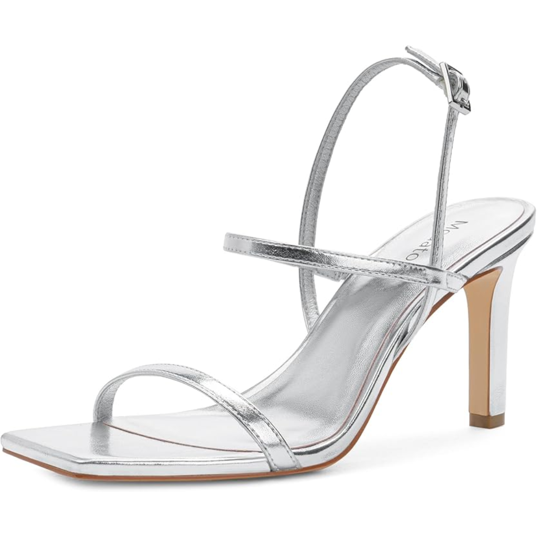 Cocktail Sandals | Women Strappy Open Toe High Heel Ankle Strap