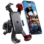 Bike phone holder 360 degree rotation universal handlebar mount