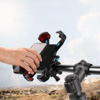 Bike phone holder 360 degree rotation universal handlebar mount