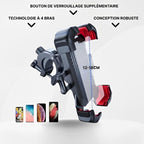 Bike phone holder 360 degree rotation universal handlebar mount