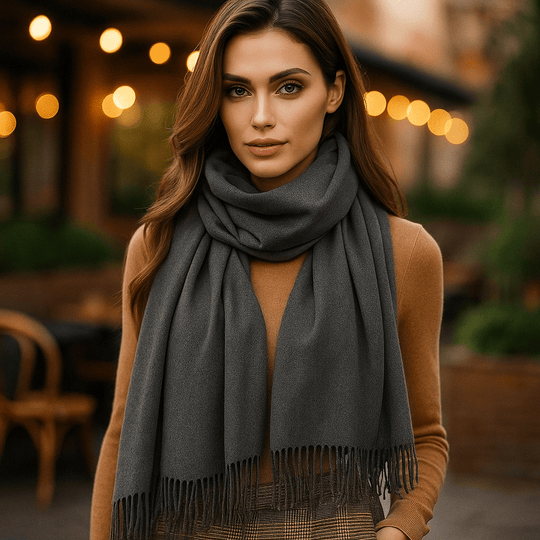 Trendy Women's Pashmina Scarf – Elegant Luxurious Softness