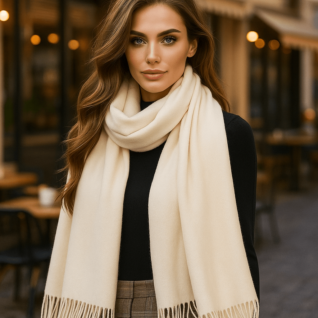 Trendy Women's Pashmina Scarf – Elegant Luxurious Softness
