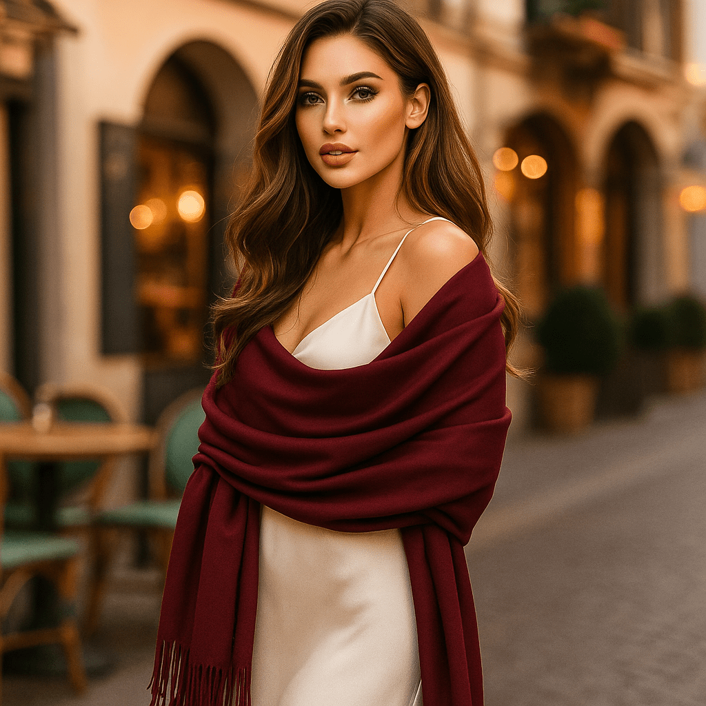 Trendy Women's Pashmina Scarf – Elegant Luxurious Softness