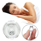 Silicone anti snoring nose clip reusable transparent sleep aid