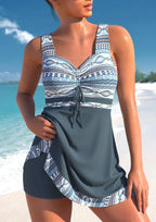 Women's one-piece swimsuit elegant comfortable fit, available in Black, Blue and Grey